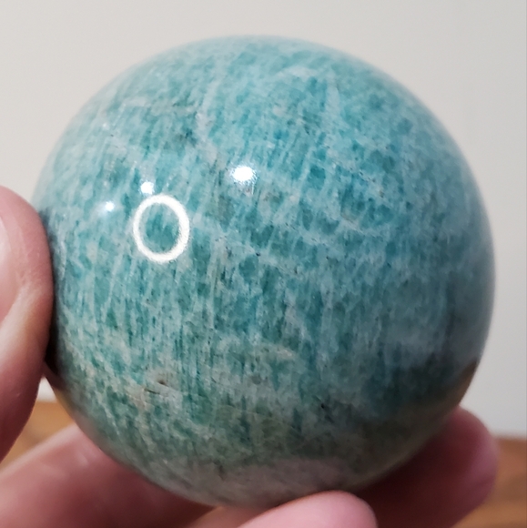 Amazonite Crystal Sphere 57mm - Picture 7 of 9